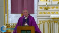 Bishop Robert Brennan Gives Homily During Lenten Pilgrimage in the Diocese of Brooklyn