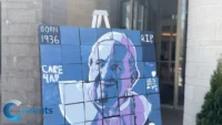 Students at St. John’s University Create Mosaic Tribute to Pope Francis