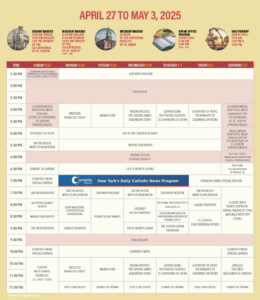 NET SKED Apr 27 PRINT Masses n Sked