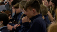 8th Graders Celebrate Mass with Brooklyn Bishop