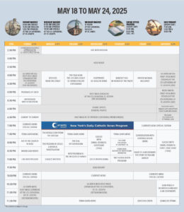 NET SKED May 18 PRINT Masses n Sked
