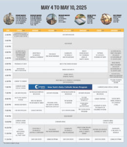 NET SKED May 4 PRINT Masses n Sked