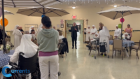 Brooklyn Bishop Robert Brennan Celebrates Jubilee of Families at Queens Nursing Home