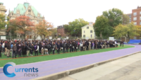 Bishop Robert Brennan Blesses New Turf Field at Bishop Loughlin High School