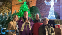 More Than 100 Trees Lit at St. Anselm Church in Bay Ridge