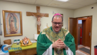 Beach Bound Bishop-Designate Packs Faith, Memories for Florida