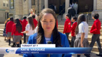 TONIGHT AT 7: Eighth Graders Get Final Lesson From Bishop Brennan Before Graduation